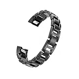 For Fitbit Alta Bands/Fitbit Alta hr, Wearlizer Metal Replacement Bands/Wristbands/Strap Assesories for Fitbit Alta Activity and Sleep Tracker, Decorate your Fitness Tracker Silver/Gold/RoseGold/Black