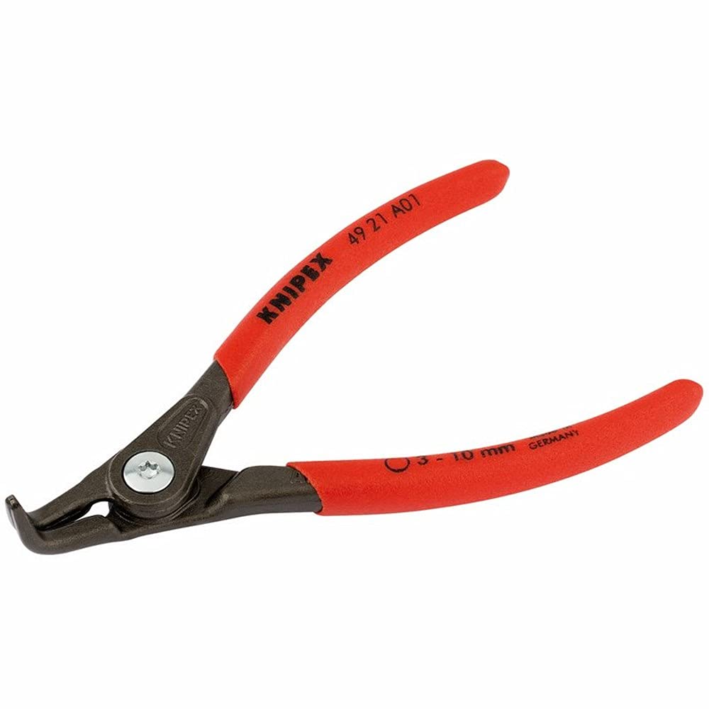 Knipex 75093 130mm 90° External Straight Tip Circlip Pliers 3-10mm Capacity