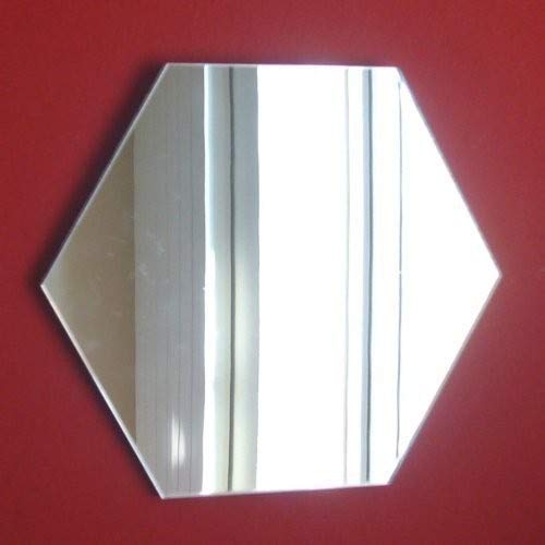Hexagon Mirror 20cm x 20cm Amazon.co.uk Kitchen & Home