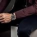 Menton Ezil Fashion Men's Sport Analog Watch Genunie Leather Luminous Hand Auto Date Wristwatches 30M Waterproof Quartz Watches for Man