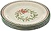 Lenox Holiday Melamine 4-Piece Striped Dinner Plate Set