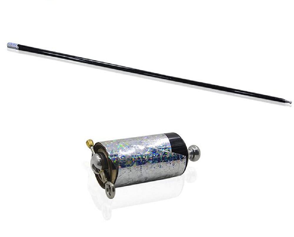 1pc Pocket Staff (Available Colors) Bo Staff Appearing Cane Magic Tricks Close-Up Magic Show Trick Props Appearing/Vanishing Magic Show Trick Props (black, 150cm)