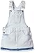 Calvin Klein Girls' Denim Skirtall Dress, Overall Style with Hook & Loop Closure, Boyfriend Fit, Functional Front Pocket