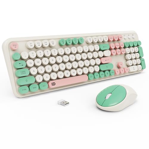Cute Wireless Keyboard Mouse Combo