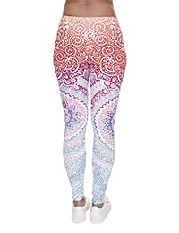 Leggings de color rosa con estampado básico, muy elásticos, para damaes y niñas