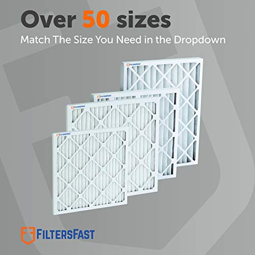 Filters Fast 30x30x1 Pleated Air Filter (6 Pack), Merv 11 1" AC Furnace Air Filters, Made in