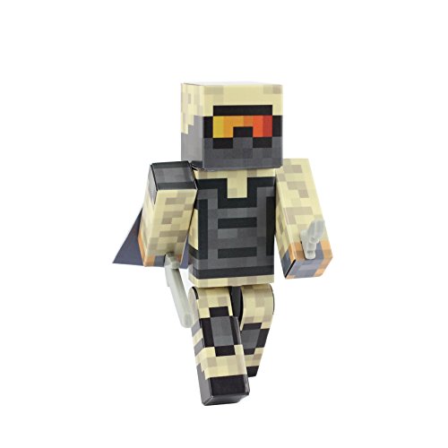 EnderToys Desert Soldier Action Figure Toy, 4 Inch Custom Series Figurines by