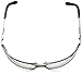Harley-Davidson HD501 Safety Glasses with Silver Matte Frame and Clear Tint Hardcoat Lens