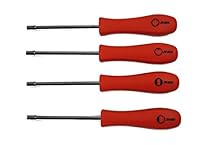 ABN 2 Cycle Stroke Carburetor Adjustment 4-Piece Tool Kit &ndash; Splined, D, Double D, Pacman Screwdrivers for Small Engines