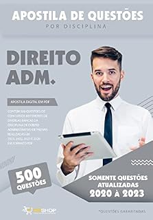 Livro Apostila de 500 Questões de Direito Administrativo para Concursos