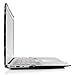 iDOO Marble Pattern Case for [ MacBook Air 11 inch ] (Model: A1370 and A1465 )- Matte Rubber Coated Hard Shell Cover - Black