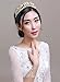Sunshinesmile Vintage Wedding Bridal Crystal Pearl Gold Hair Accessories Headband Crown Tiara
