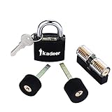 IKADEER Professional Lock Set, Black Cover Designed, 4-Piece(Including Guide)