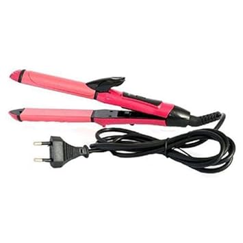 Buy 2 In 1 Hair Straightener And Curler Machine For Women Curl