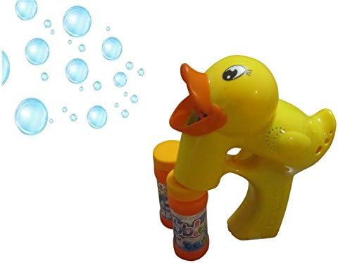 Duck Bubble Shooter Gun With light and sound - 2 Bubble Gun Solution Included