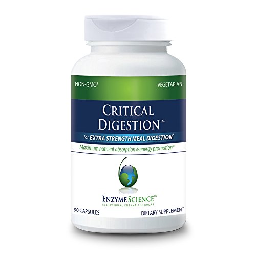 Enzyme Science - Critical Digestion, Highest Potency Digestive Enzyme Formula, 90 Vegetarian Capsules (FFP) Enzyme Science - Critical Digestion, Highest Potency Digestive Enzyme Formula, 90 Vegetarian Capsules (FFP)