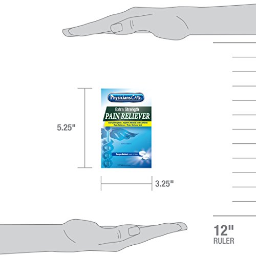 PhysiciansCare by First Aid Only Extra Strength Pain Reliever (Compare to Excedrin), 50 Count - Thumbnail 3