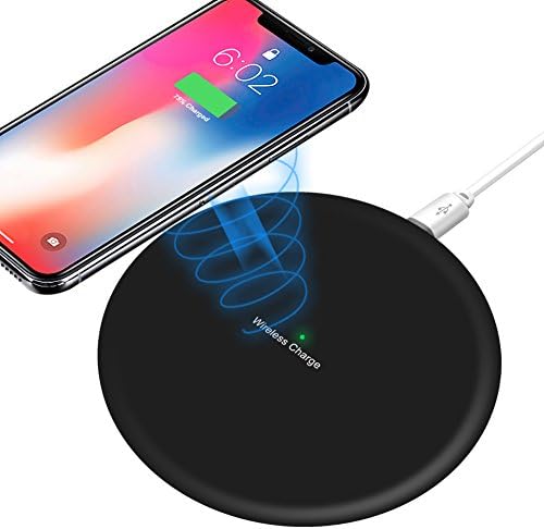 Wireless Charger, Wireless Charging Pad, KLAREN Fast Ultra Slim Qi Charge Station for iPhone 8/8 Plus, iPhone X, Nexus 5/6 / 7, Samsung Galaxy S8/ S8+/ S7 / S7 Edge / S6 Edge/Note 5