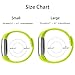 iGK Replacement Bands Compatible for Fitbit Alta and Fitbit Alta HR, Newest Adjustable Sport Strap Smartwatch Fitness Wristbands with Metal Clasp Yellow-Green Small