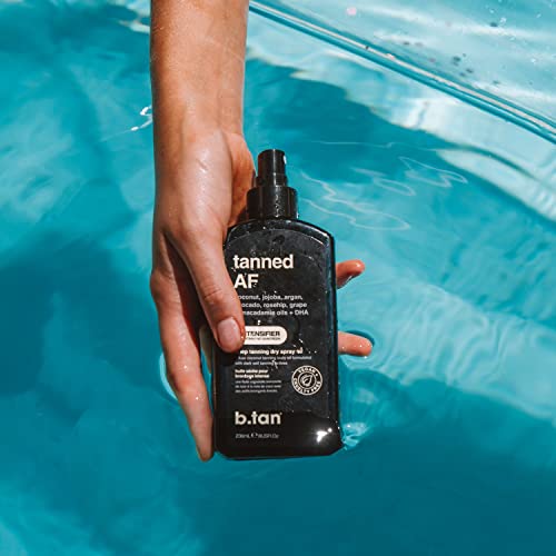 b.tan Intensifier Deep Tanning Dry Spray Oil Tanned AF Get a Faster