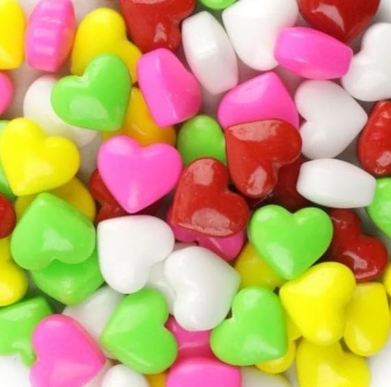 HEART SHAPED HARD CANDY SWEET & FRUITY ASSORTED...