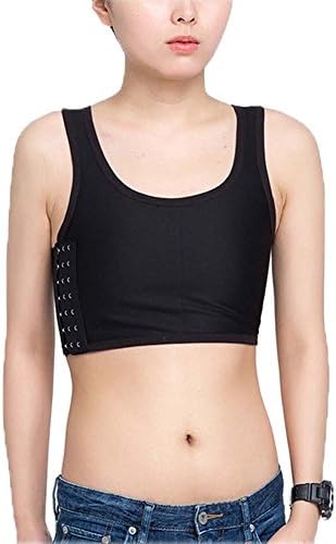 Les Lesbian Gl Undershirt Tomboy Flat Slim Vest Sports Tops Chest Binder