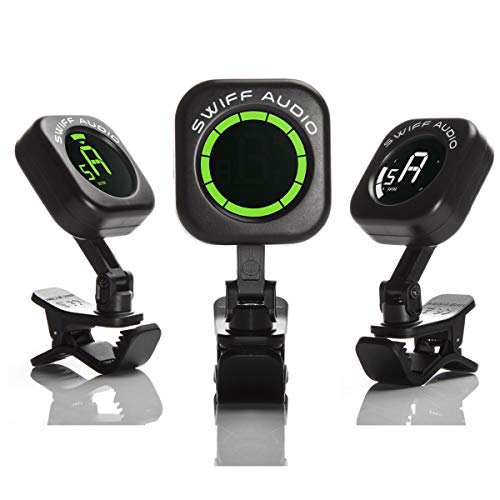 Guitar Tuner Clip-On for All Instruments - Acoustic, Electronic or Bass Guitar, Violin, Ukulele, Mandolin, Banjo & Chromatic - Thumbnail 5