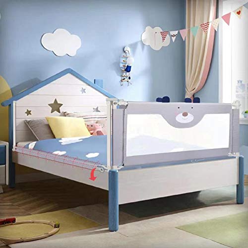 RDHOME 70.8" Toddler Bed Rail Guard Extra Tall Kids Bed Guardrail