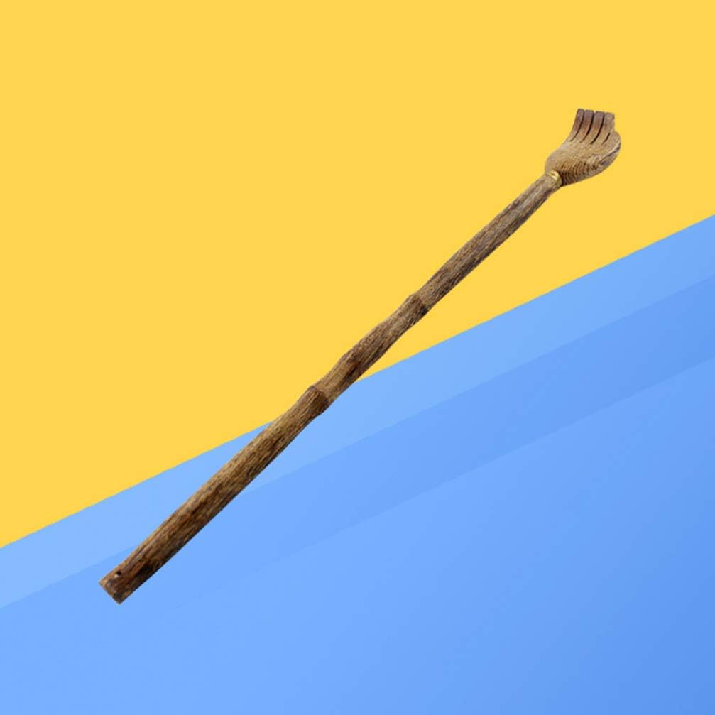 Milisten Back Scratcher Wooden Back Long Handle Self for Home Men and Relieve Itching Body Relax, As Shown - Image 3