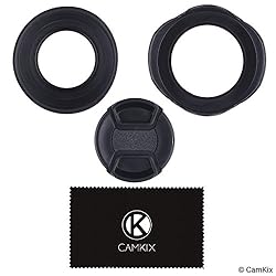 67mm Set of 2 Camera Lens Hoods and 1 Lens Cap