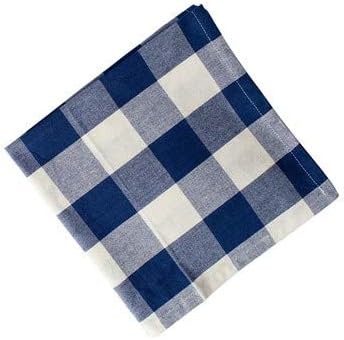 2 piezas servilletas de tela a cuadros