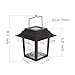 Forthcan Solar Hanging Lantern Lights Outdoor,Solar Lantern with Handle and 30 Warm White LEDs Solar Table Lamp for for Lawn Patio Yard Pathway Walkway Courtyard Garden (Warm White)