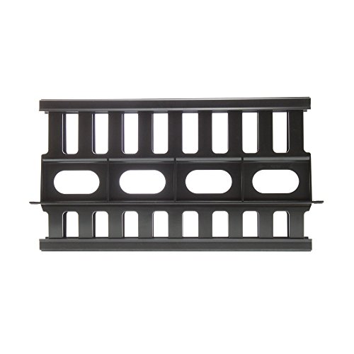 Leviton 491RU-HFR Horizontal Cable Management, 1RU, 1.5-inch by 3-inch Front and 1.5-inch by 4-inch Rear 1RU