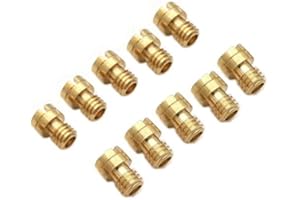 USONLINE911 Carburetor Carb Main Jet For GY6 49cc 50cc 80cc 100cc CVK 139QMB 139QMA #78#80#85#87#88#90#92#94#96#98 (10 pcs set)