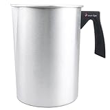 EricX Light 4 Pounds Candle Making Pouring Pot, Aluminum Construction And Heat-Resisting Handle Designed Candle Making Pitcher For Wax Melting