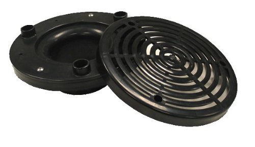 Koi Toilet II Bottom Drain w/ Screen Cover - 4"