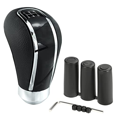 Arenbel 5 Speed Type R Leather Gear Stick Lever Shift Handle Car