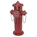 Design Toscano DC122012 Fire Hydrant Statue Puppy Pee Post and Pet Storage Container, Large, full color primary