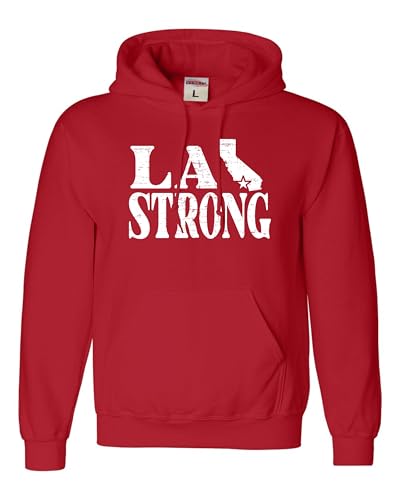 Go All Out 4X-Large Red Mens LA Strong Los Angeles