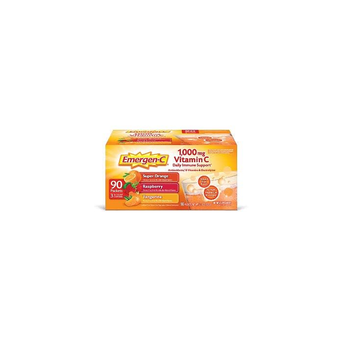 Emergen-C Vitamin C 1000mg Powder (30 Count, Lemon Lime Flavor, 1 Month Supply), With Antioxidants, B Vitamins And…