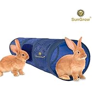 Collapsible Pet Tunnel - Collapsible Hideaway - for pet Exercise, Training - Soft Fabric Activity Center Extends 35