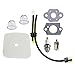 HUZTL C1U-K54A Carburetor with Air Filter Gasket Fuel Repower Kit for Echo 2 Cycle Mantis 7222 7222E 7222M 7225 7230 7234 7240 7920 7924 Tiller / Cultivator