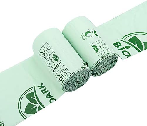 IM ECOGREEN 100% Compostable Bin Liners, 5-6 litres, 50 Count, Extra Thick, Small Kitchen Caddy Liners - Image 5