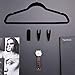 Trgowaul Velvet Hangers Clips, Pants Hangers Velvet Clips, Strong Finger Clips Perfect for Thin Velvet Hangers (60pc, Black)
