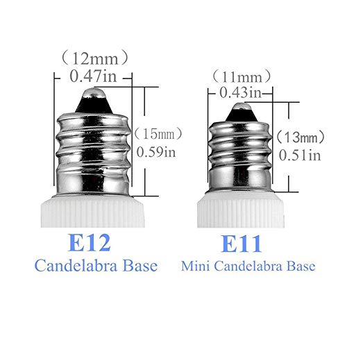 [4Pack] 8W e11 led Bulb 100W 75W Equivalent dimmable, 1000lm Daylight
