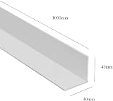 Home Smart White UPVC Angle Trim 40mm 90 Degree Right Angle Corner Profile 3 view 2