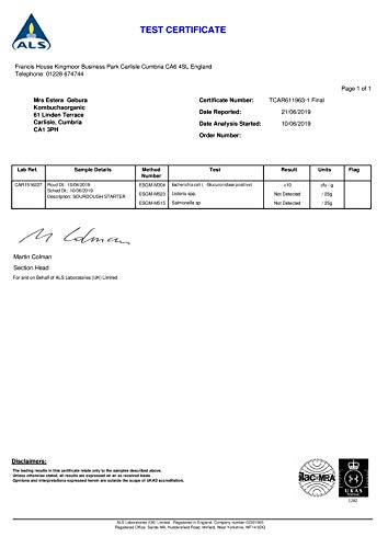 Zuurdesemstarter, 38 jaar oud, uit het Lake District, gecertificeerd, biologisch, met wilde gist, gemaakt met rogge… - Afbeelding 8