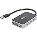 StarTech.com USB 3.0 to DVI External Video Card Adapter - 1 Port USB Hub - 1080p - External Graphics Card for Laptops - USB Video Card