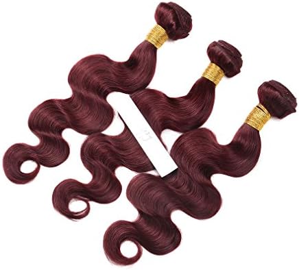 Wome Hair Brazilian Virgin Remy Hair Body Wave Extensions Pure Color #27 #30 #33 #99j #4 #2 3Bundles/300g 100% Unprocessed Human Hair Weft
