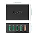 Quick Charge 2.0 AUKEY 5-Port USB Charger for Galaxy S8/S7/S6/Edge, Note 4/5, iPhone, Nexus and More | Qualcomm Certified